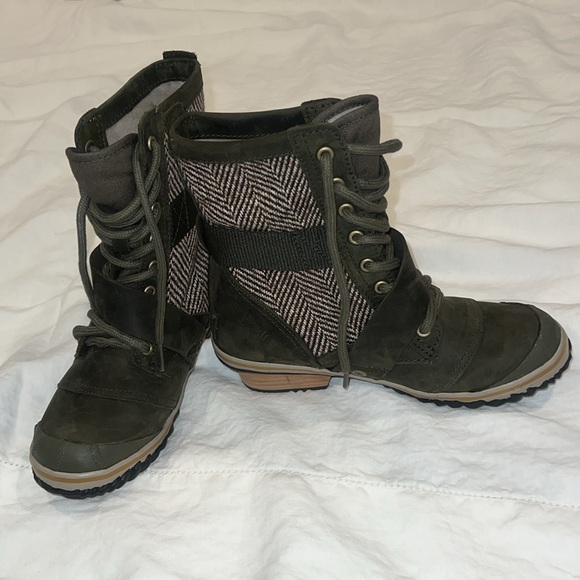 SOREL SLIMBOOT LACE green - Picture 3 of 5